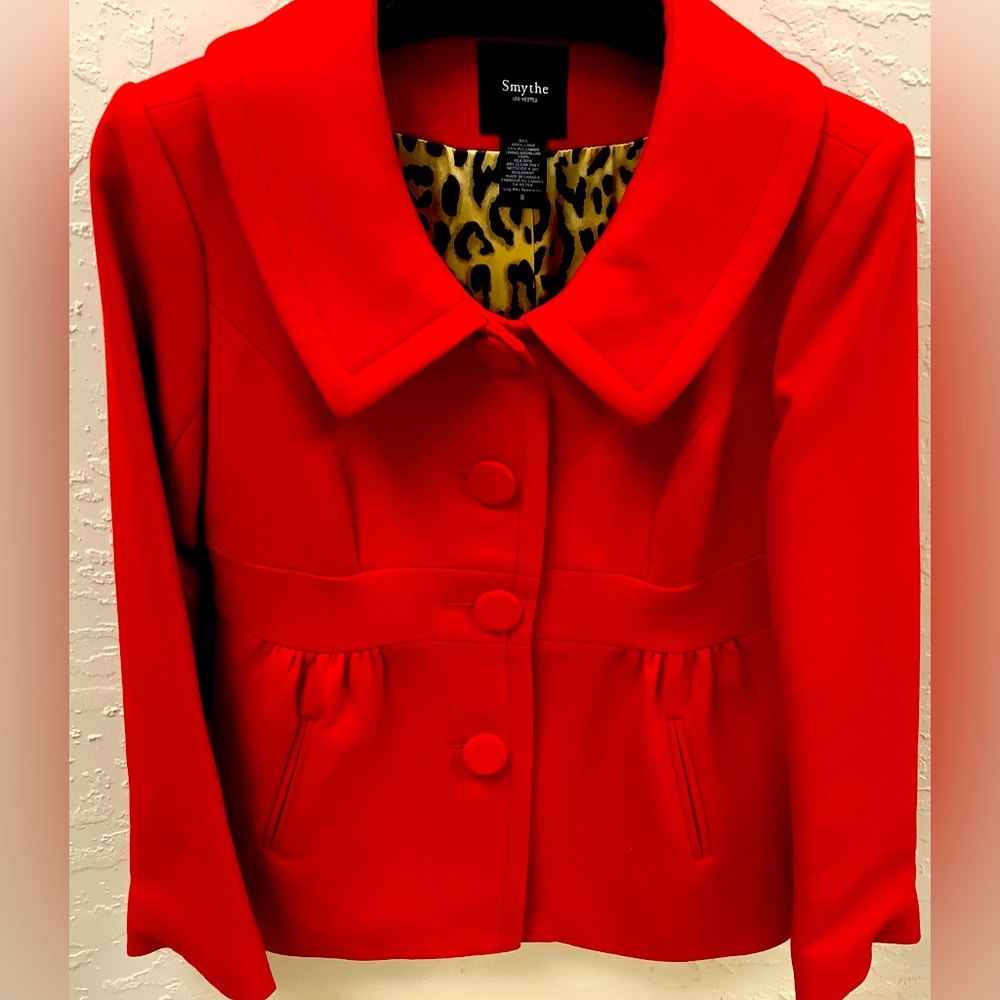 Smythe - absolutely beautiful! Made with wool with silk - made in Canada NWOT